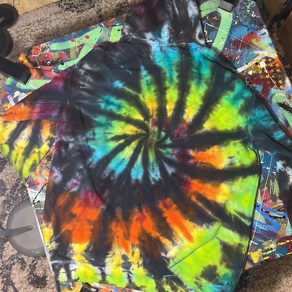 Rad Lazy Lightning Custom Comfort Color rare hoodie - Picture 5 of 6